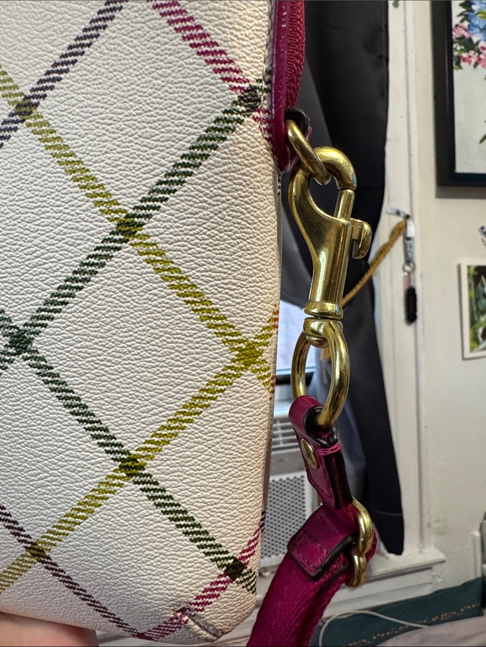 Coach tattersall tablet crossbody case - Picture 4 of 10